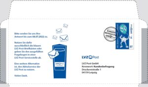 Sonderumschlag 2,50 € Kundenbefragung 2022