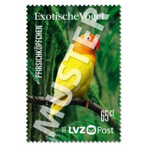 Briefmarke 0,65 € Exotische Vögel
