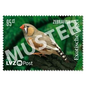 Briefmarke 0,95 € Exotische Vögel