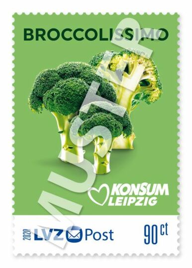 Briefmarke 0,90 € Konsum "Freche Früchtchen"